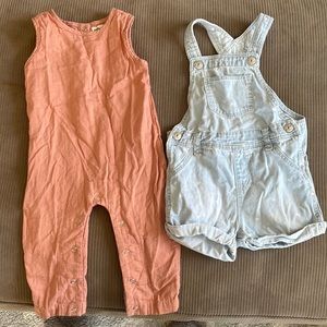 Jumpsuit and overalls. 6-9 months